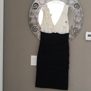 Black and white dress